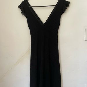 Anna Sui dress black size 6 knee length